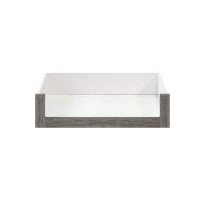 Indvendig skuffe til korpus 58 x 75 cm GoodHome Atomia grå eg/glass