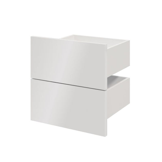 Udvendig skuffe til korpus 35 x 37,5 cm GoodHome Atomia hvid 2 stk.