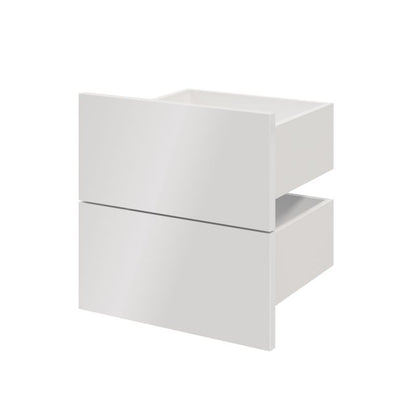 Udvendig skuffe til korpus 35 x 37,5 cm GoodHome Atomia hvid højglans 2 stk.