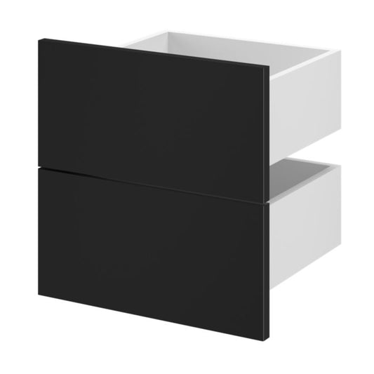 Udvendig skuffe til korpus 35 x 37,5 cm GoodHome Atomia sort 2 stk.