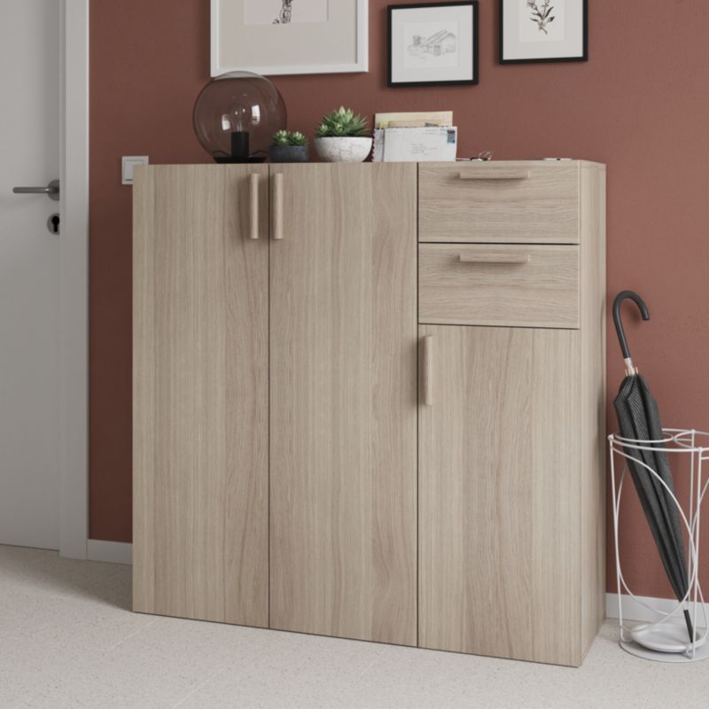 Udvendig skuffe til korpus 35 x 37,5 cm GoodHome Atomia egetræ 2 stk.