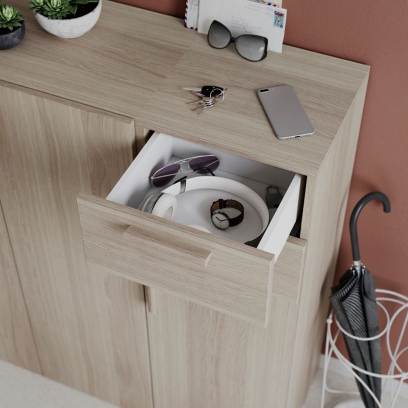 Udvendig skuffe til korpus 35 x 37,5 cm GoodHome Atomia egetræ 2 stk.