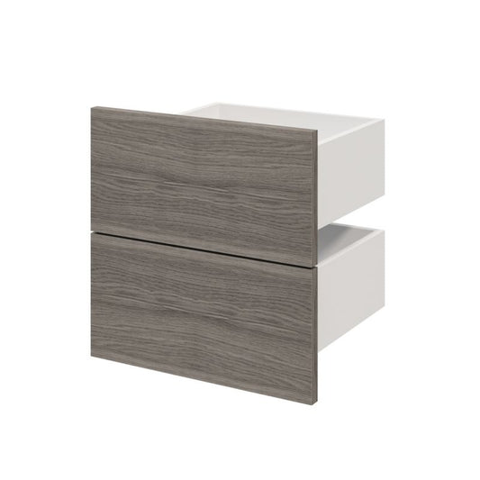 Udvendig skuffe til korpus 35 x 37,5 cm GoodHome Atomia grå eg 2 stk.