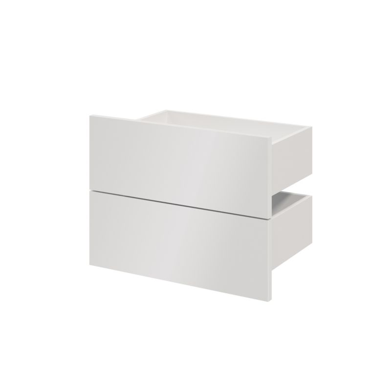 Udvendig skuffe til korpus 35 x 50 cm GoodHome Atomia hvid 2 stk.