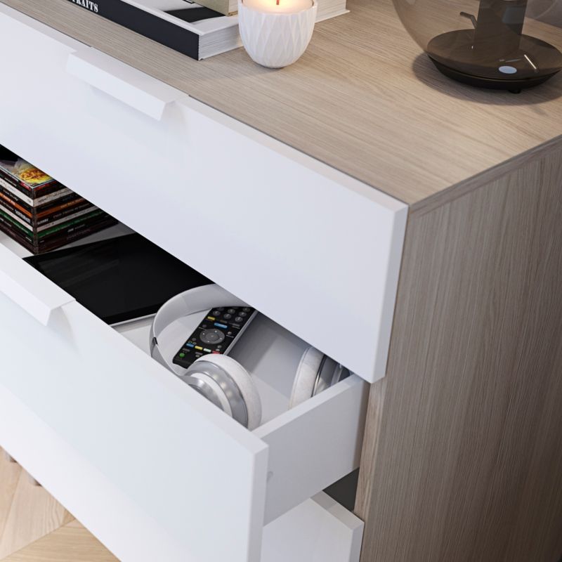 Udvendig skuffe til korpus 35 x 50 cm GoodHome Atomia hvid 2 stk.