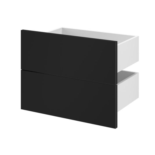 Udvendig skuffe til korpus 35 x 50 cm GoodHome Atomia sort 2 stk.