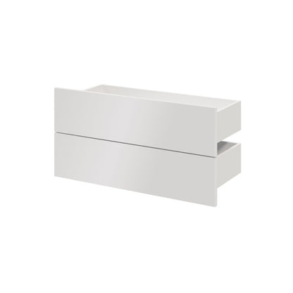 Udvendig skuffe til korpus 35 x 75 cm GoodHome Atomia hvid 2 stk.