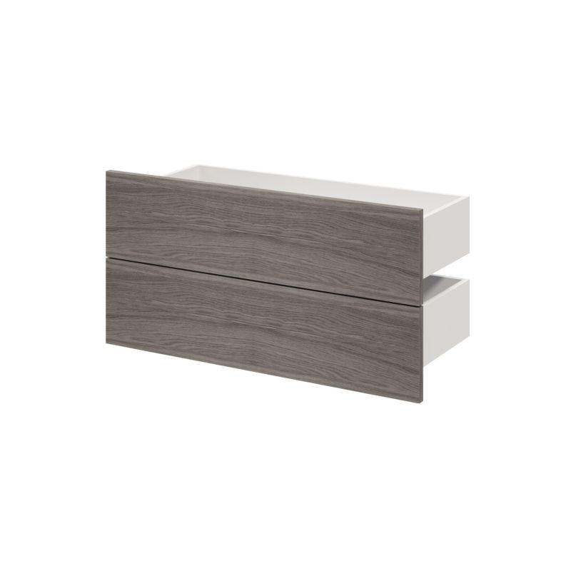 Udvendig skuffe til korpus 35 x 75 cm GoodHome Atomia grå eg 2 stk.