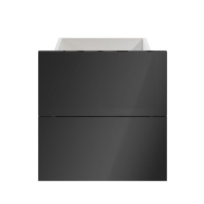 Udvendig skuffe til korpus 45 x 37,5 cm GoodHome Atomia antracit højglans 2 stk.