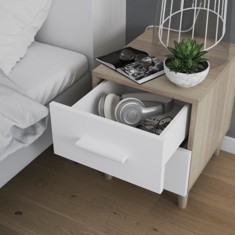 Udvendig skuffe til korpus 45 x 37,5 cm GoodHome Atomia hvid 2 stk.