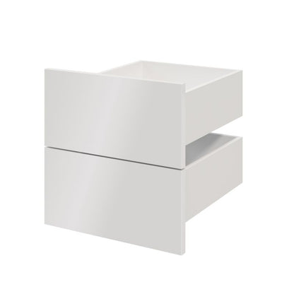 Udvendig skuffe til korpus 45 x 37,5 cm GoodHome Atomia hvid højglans 2 stk.