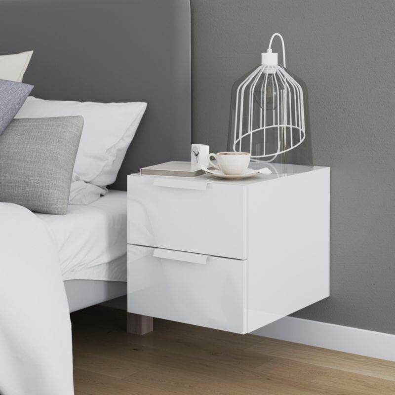 Udvendig skuffe til korpus 45 x 37,5 cm GoodHome Atomia hvid højglans 2 stk.