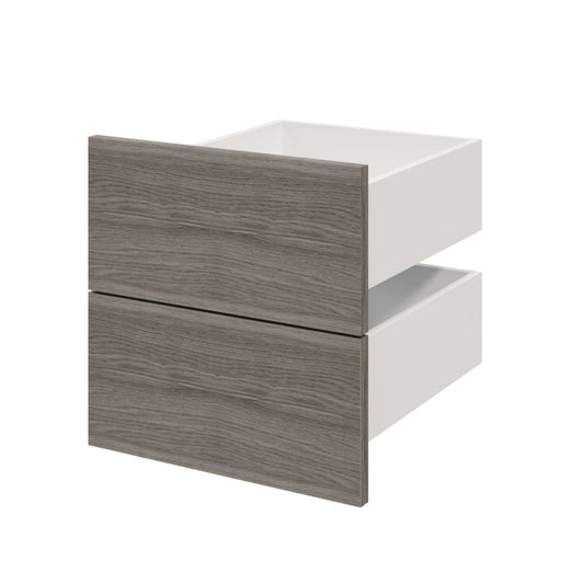 Udvendig skuffe til korpus 45 x 37,5 cm GoodHome Atomia grå egetræ 2 stk.