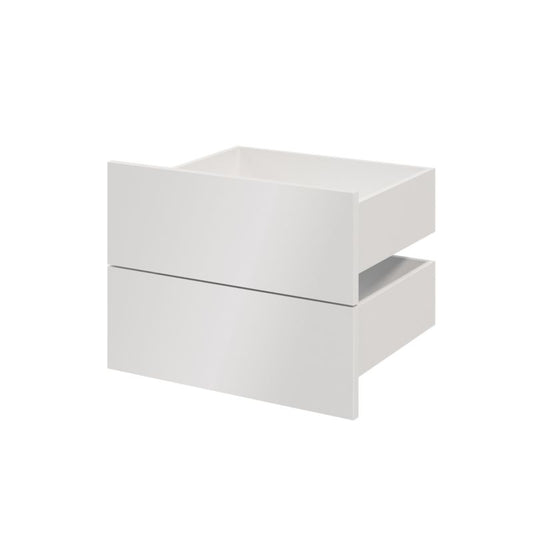 Udvendig skuffe til korpus 45 x 50 cm GoodHome Atomia hvid højglans 2 stk.