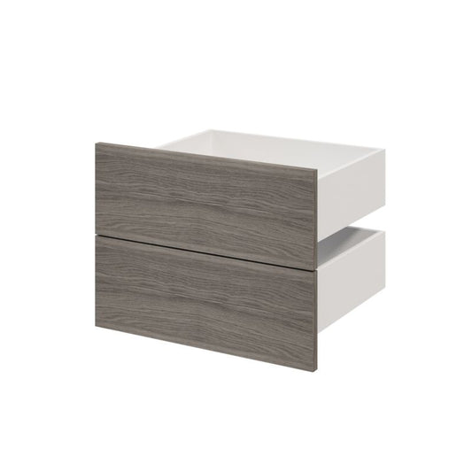 Udvendig skuffe til korpus 45 x 50 cm GoodHome Atomia grå eg 2 stk.