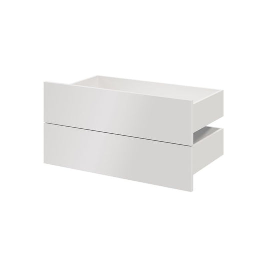 Udvendig skuffe til korpus 45 x 75 cm GoodHome Atomia hvid højglans 2 stk.