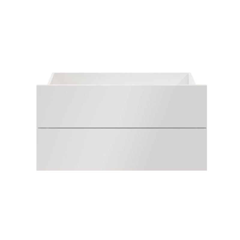 Udvendig skuffe til korpus 45 x 75 cm GoodHome Atomia hvid højglans 2 stk.