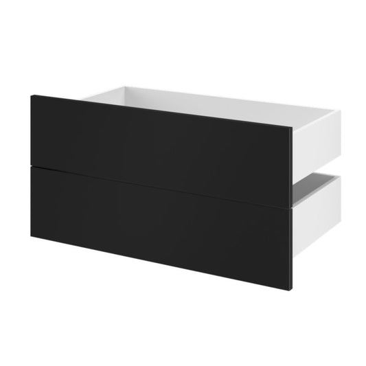 Udvendig skuffe til korpus 45 x 75 cm GoodHome Atomia sort 2 stk.