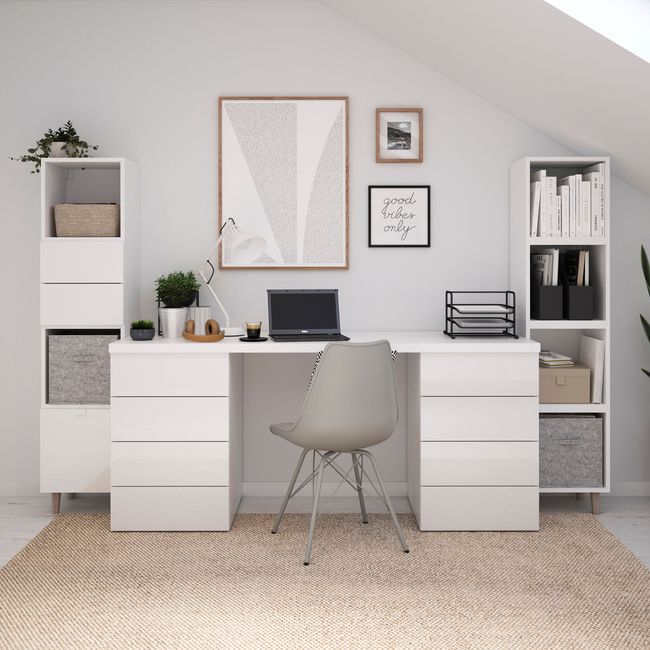 Udvendig skuffe til korpus 58 x 50 cm GoodHome Atomia hvid 2 stk.