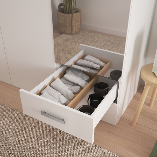 Udvendig skuffe til korpus 58 x 50 cm GoodHome Atomia hvid 2 stk.