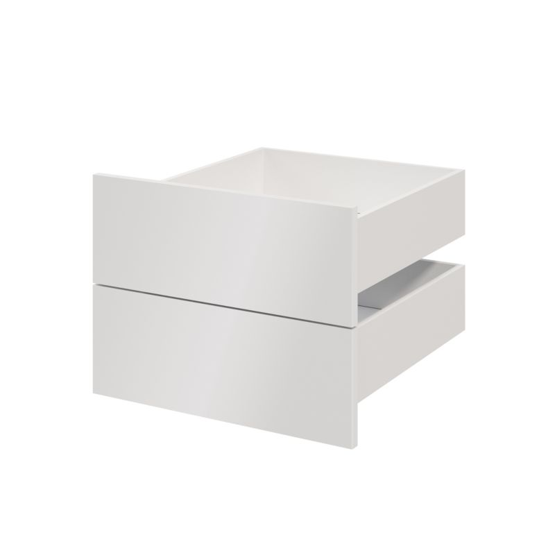 Udvendig skuffe til korpus 58 x 50 cm GoodHome Atomia hvid højglans 2 stk.