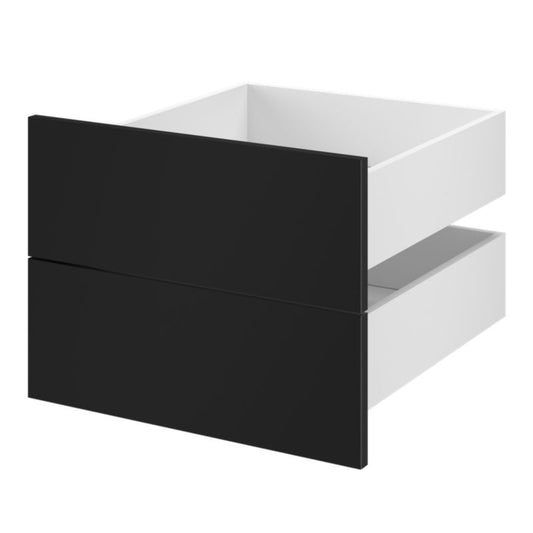 Udvendig skuffe til korpus 58 x 50 cm GoodHome Atomia sort 2 stk.