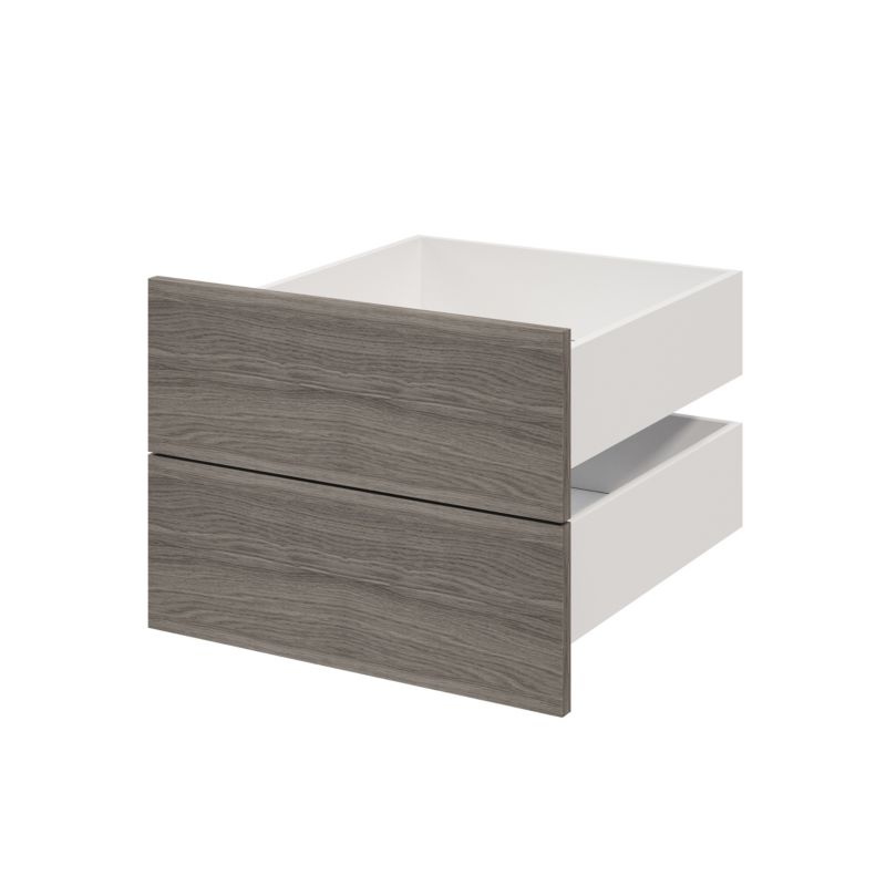 Udvendig skuffe til korpus 58 x 50 cm GoodHome Atomia grå eg 2 stk.