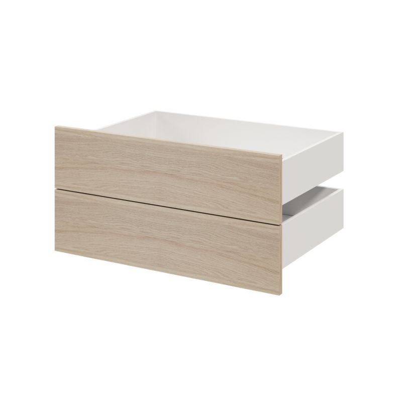 Udvendig skuffe til korpus 58 x 75 cm GoodHome Atomia egetræ 2 stk.
