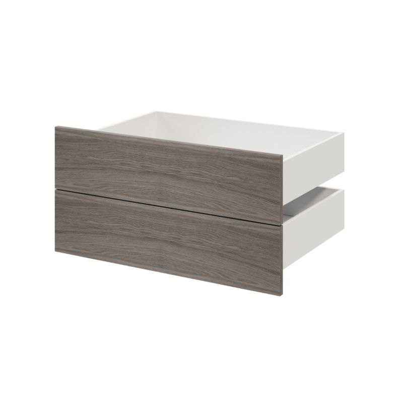 Udvendig skuffe til korpus 58 x 75 cm GoodHome Atomia grå eg 2 stk.