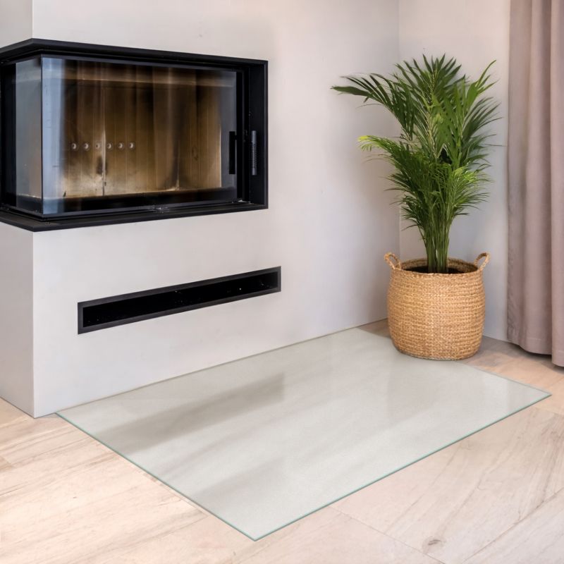 Gulvplade Hærdet Glas 120x80 cm Frostet 4 mm | 4071212898347