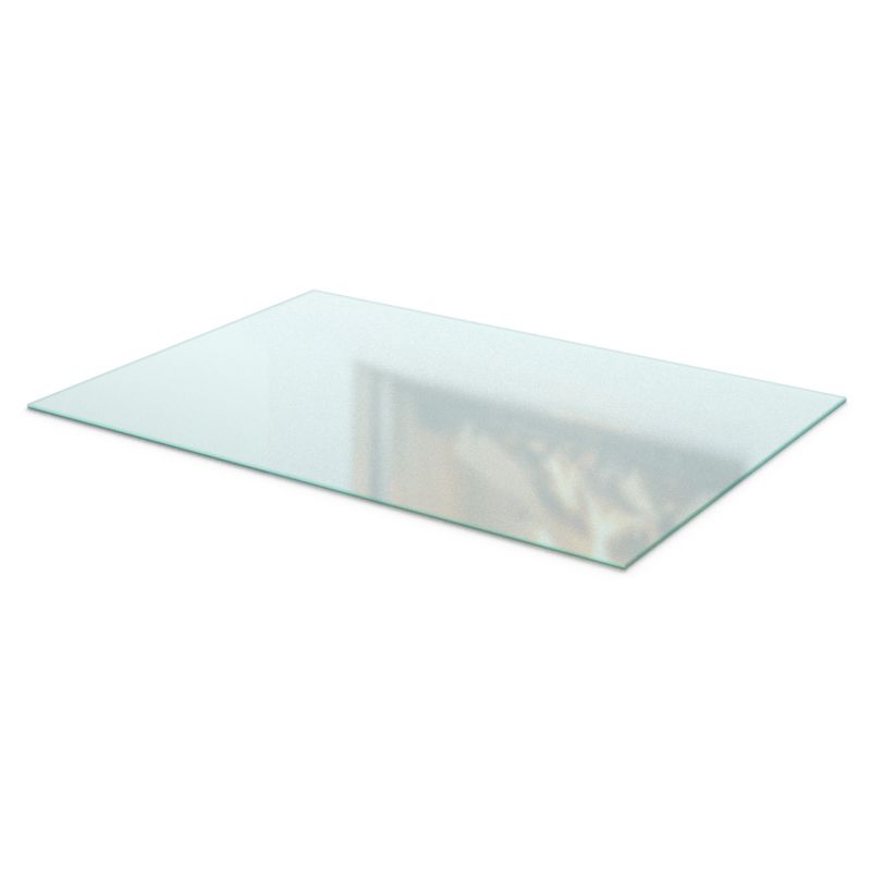 Gulvplade Hærdet Glas 100x70 cm Mælkehvid