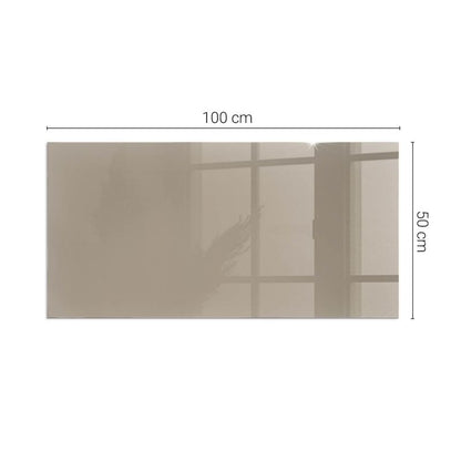 Gulvplade Hærdet Glas 100x50 cm Brun