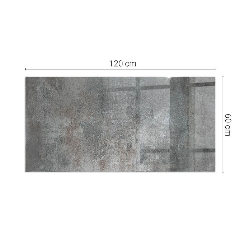 Gulvplade Hærdet Glas 120x60 cm Grå