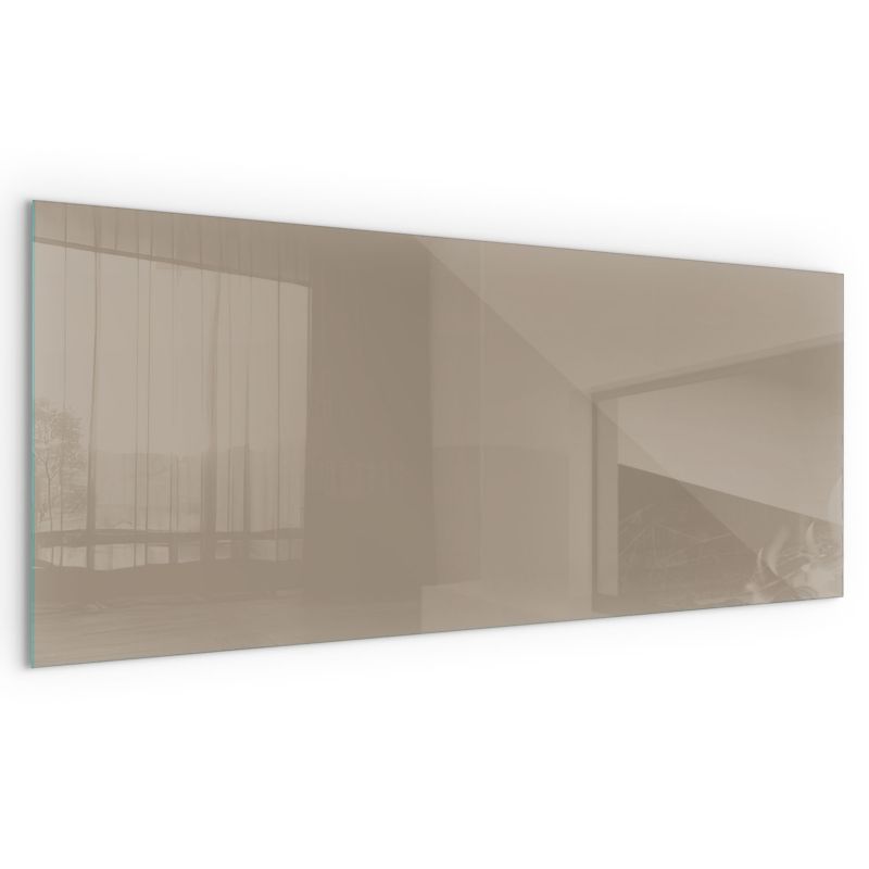 Gulvplade Hærdet Glas 125x50 cm Brun