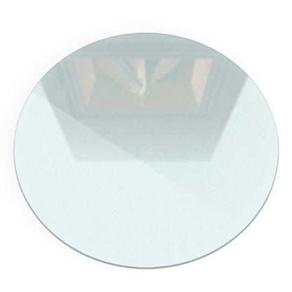 Gulvplade til Brændeovn Rund Ø90 cm Frosted Glas