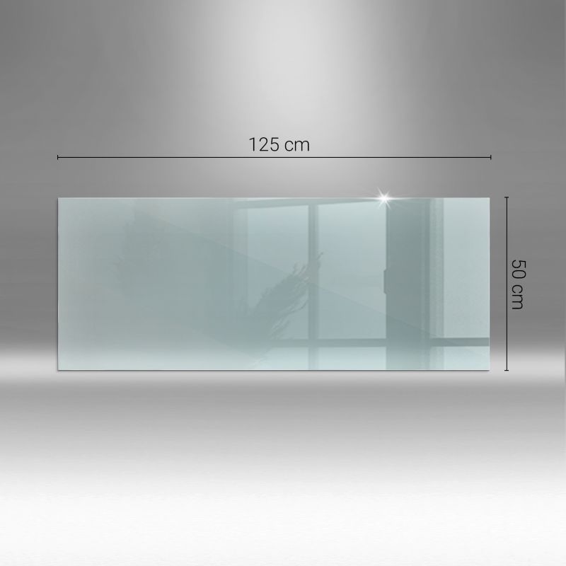 Pejseplade Glas 125x50 cm Transparent
