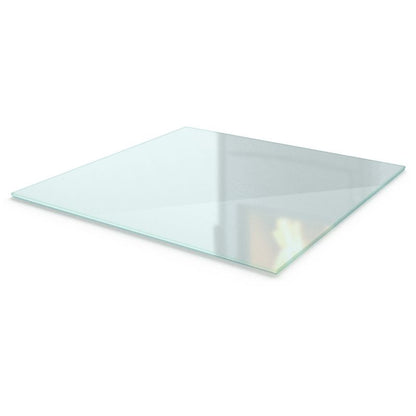 Gulvplade til Brændeovn 60x60 cm Hærdet Glas Mælkehvid