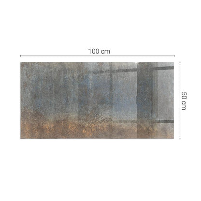 Pejsedæksel 100x50 cm Hærdet Glas