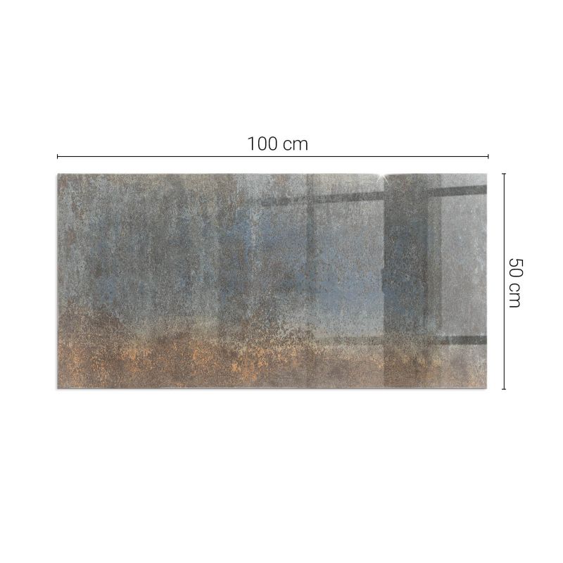 Pejsedæksel 100x50 cm Hærdet Glas