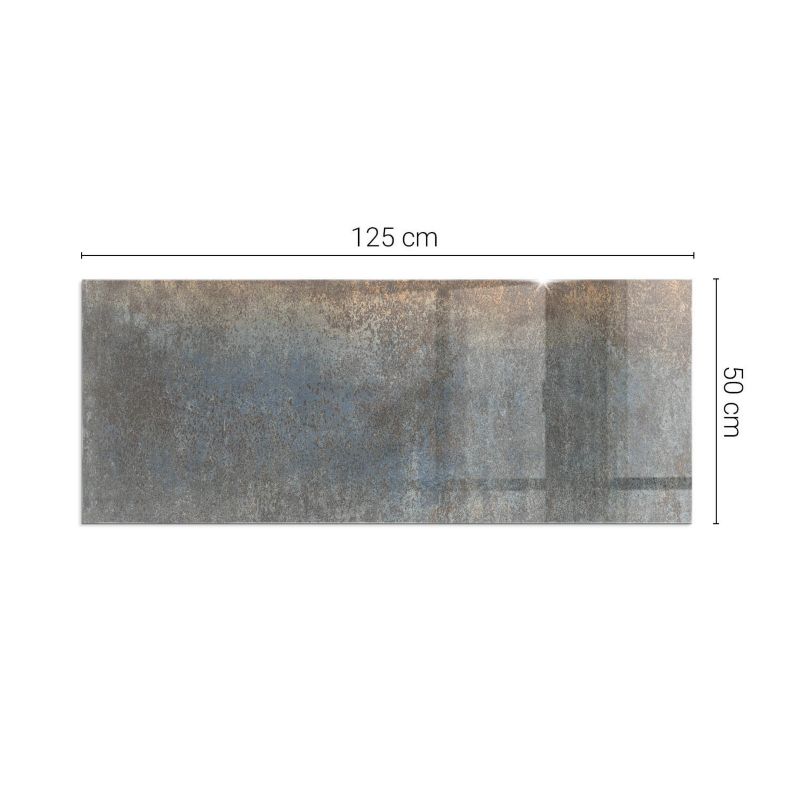 Pejsedækplade Rektangulær 125x50 cm Hærdet Glas