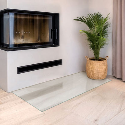 Gulvplade Glas 120x60 cm Mælkehvid | 4071212898972