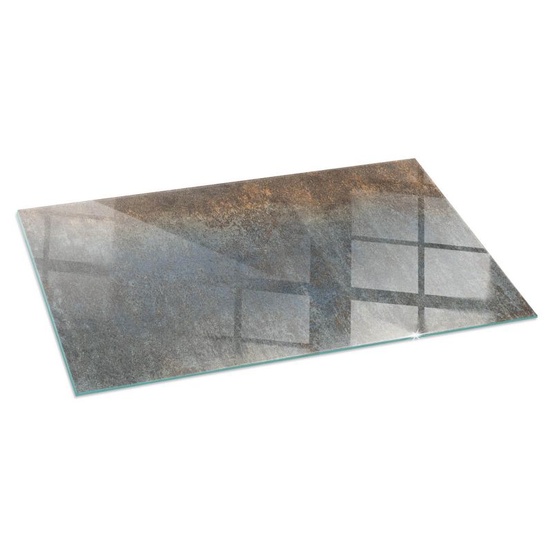 Pejsedækglas 120x60 cm Hærdet Glas Brun | 4070621523604