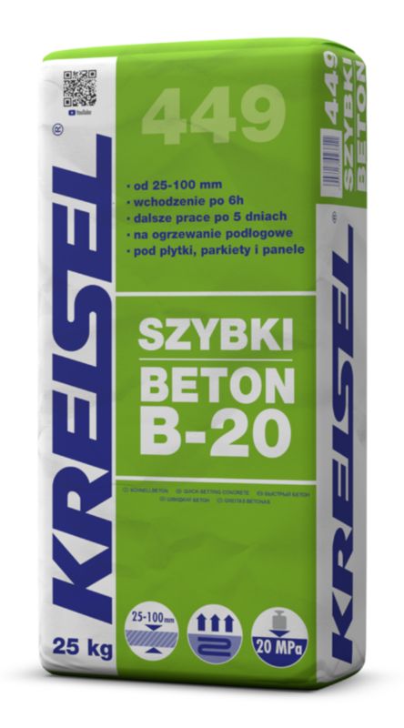 Hurtigbeton B20 449 25 kg