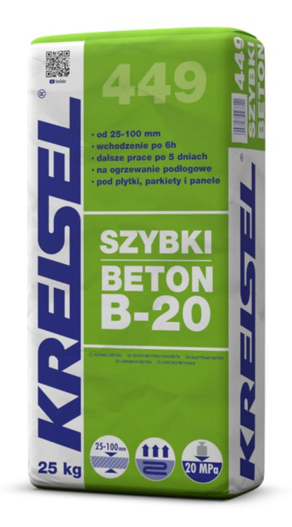 Hurtigbeton B20 449 25 kg