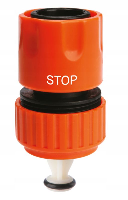 KADAX hurtigkobling til haveslange 3/4 tomme med stopfunktion