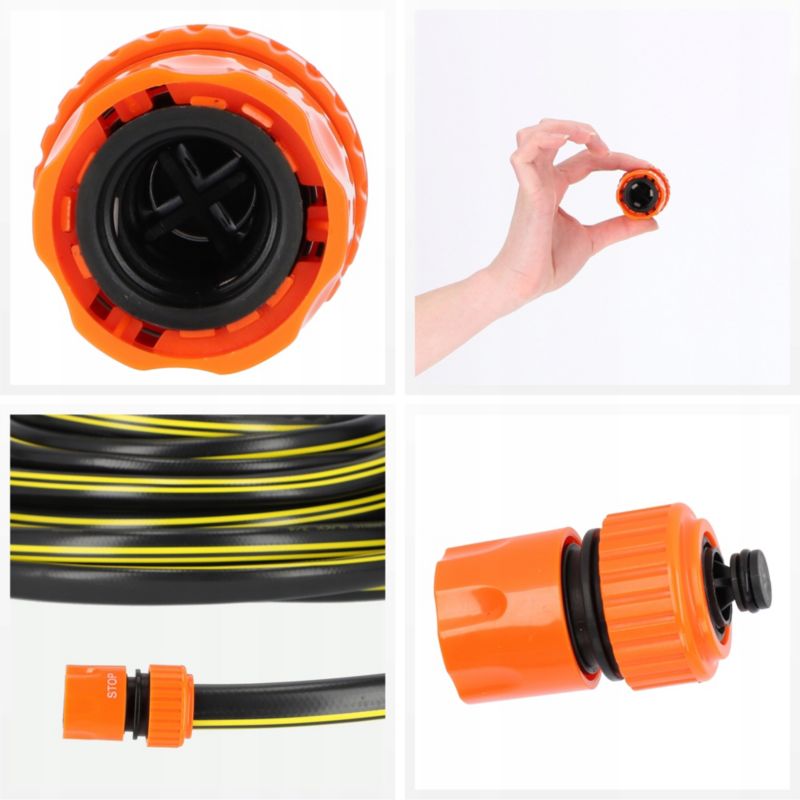 KADAX hurtigkobling til haveslange 3/4 tomme med stopfunktion