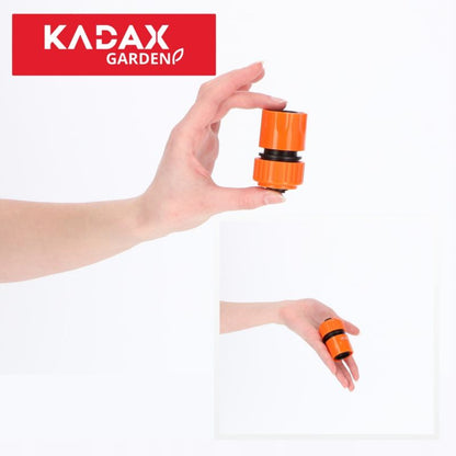 KADAX hurtigkobling til haveslange 3/4 tomme med stopfunktion