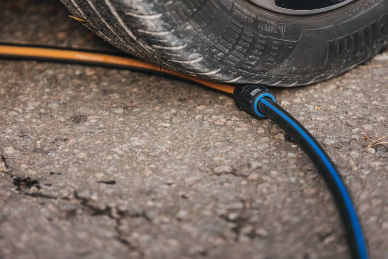 Fiskars 3/4" hurtigkobling med stopfunktion