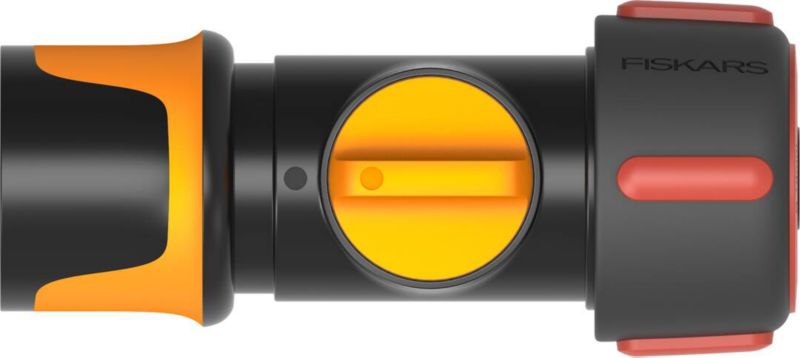 Fiskars hurtigkobling 3/4" med justerbar ventil
