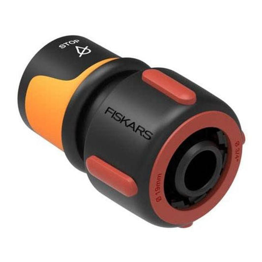 Fiskars hurtigkobling med stopfunktion 3/4"